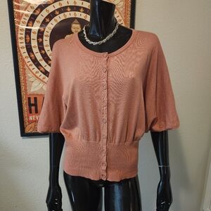 Cabi Brick Dust Kimono Dolman Cardigan M